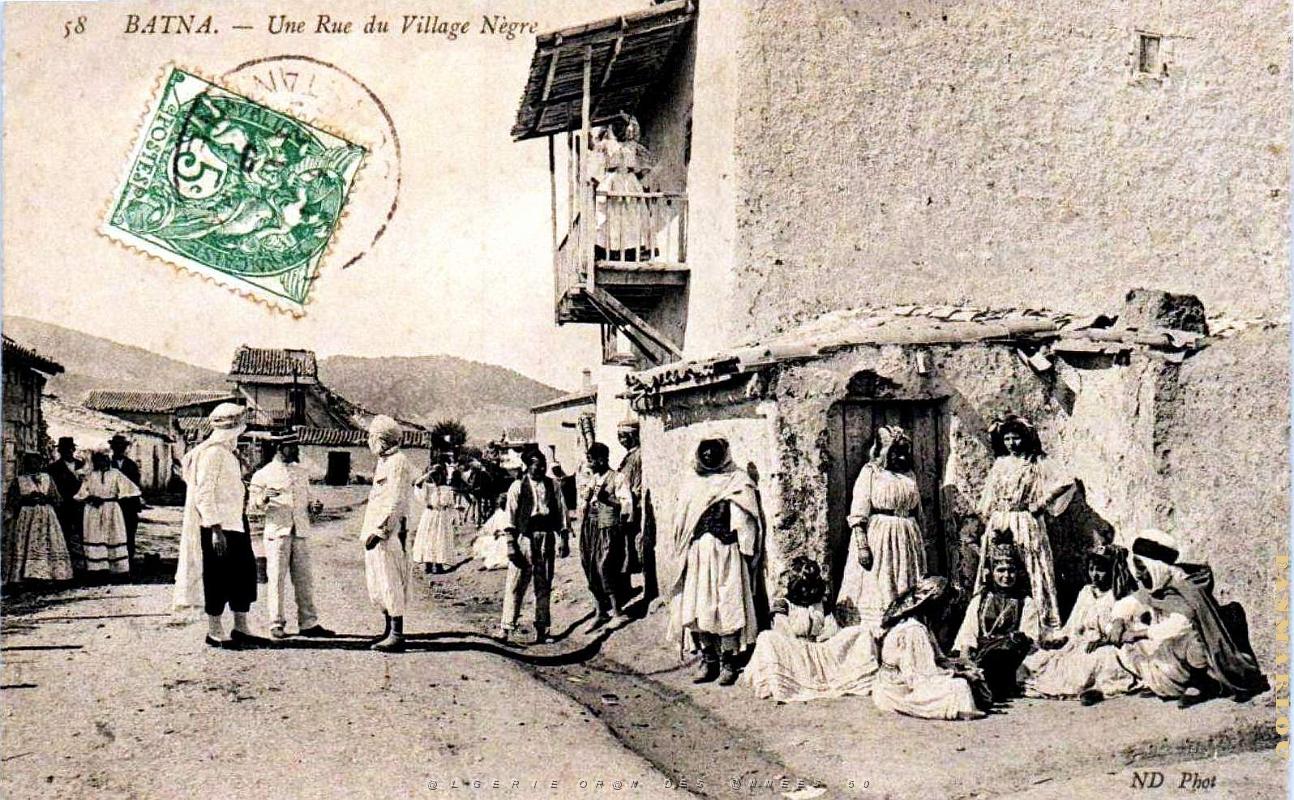 Batna - Rue du Village negre - 1907.jpg